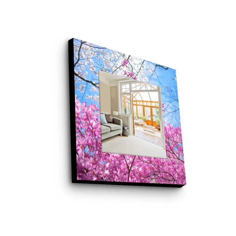 Dekorspejl 50x50 cm, Flerfarvet