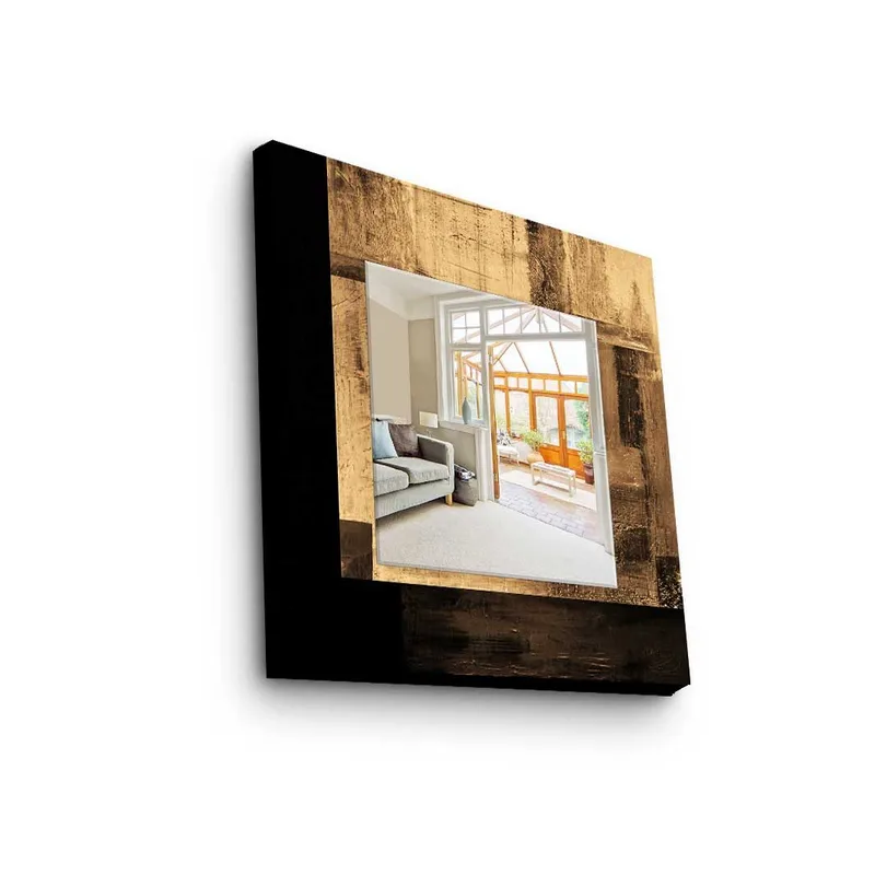 Dekorspejl 50x50 cm, Flerfarvet