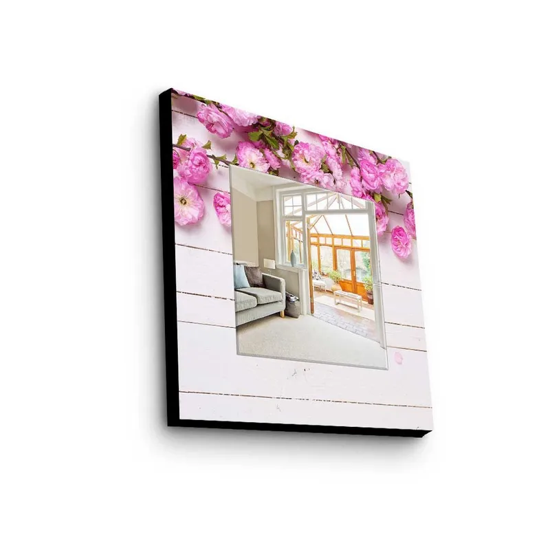 Dekorspejl 50x50 cm, Flerfarvet