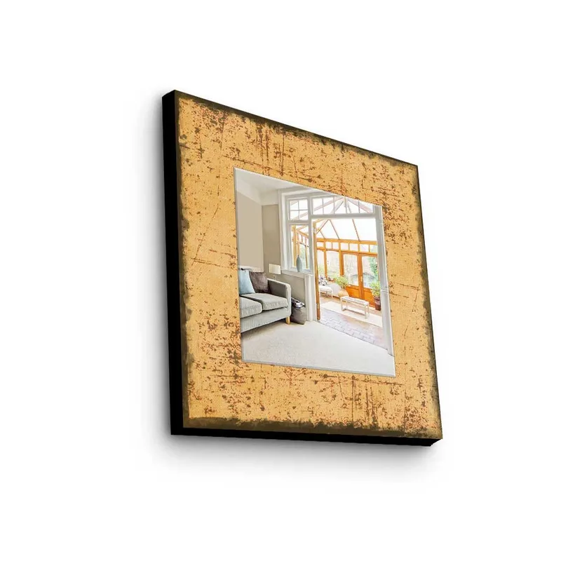 Dekorspejl 50x50 cm, Flerfarvet