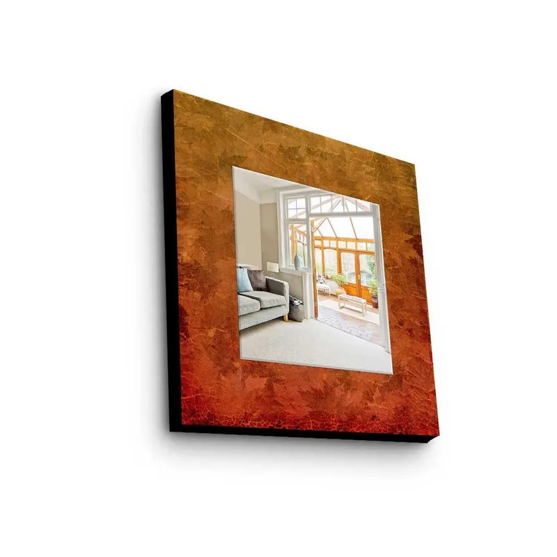 Dekorspejl 50x50 cm, Flerfarvet