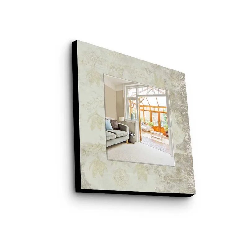 Dekorspejl 50x50 cm, Flerfarvet