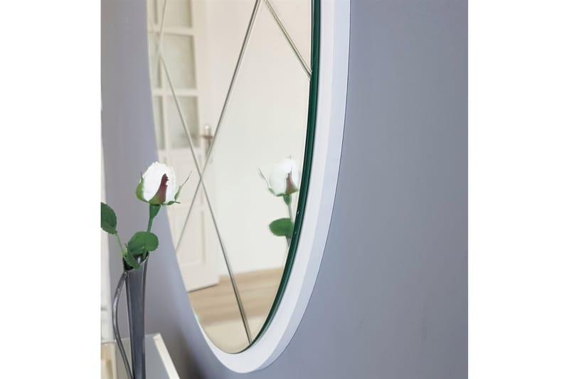 Delance Dekorationsspejl 60 cm - Sølv - Vægspejl - Entréspejl
