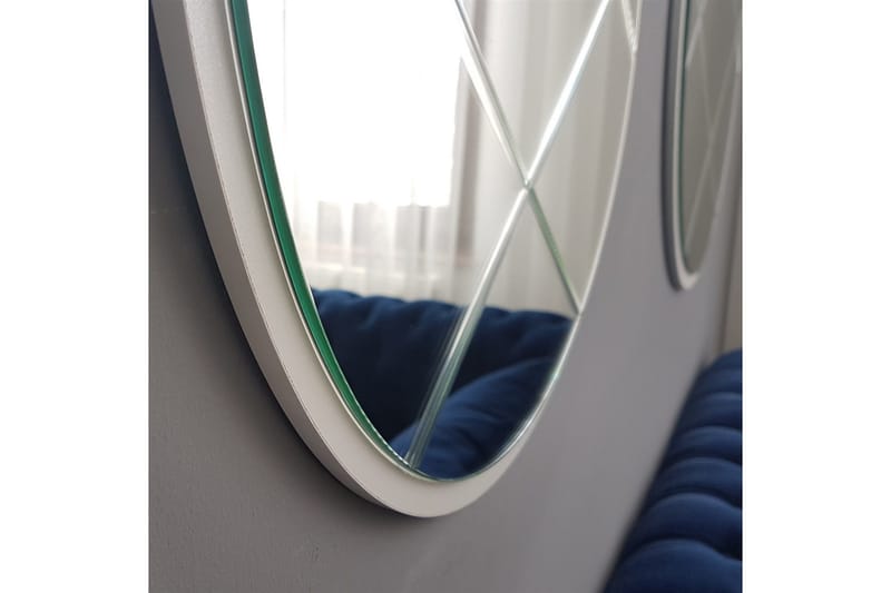 Delance Dekorationsspejl 60 cm - Sølv - Boligtilbehør - Spejle - Vægspejl