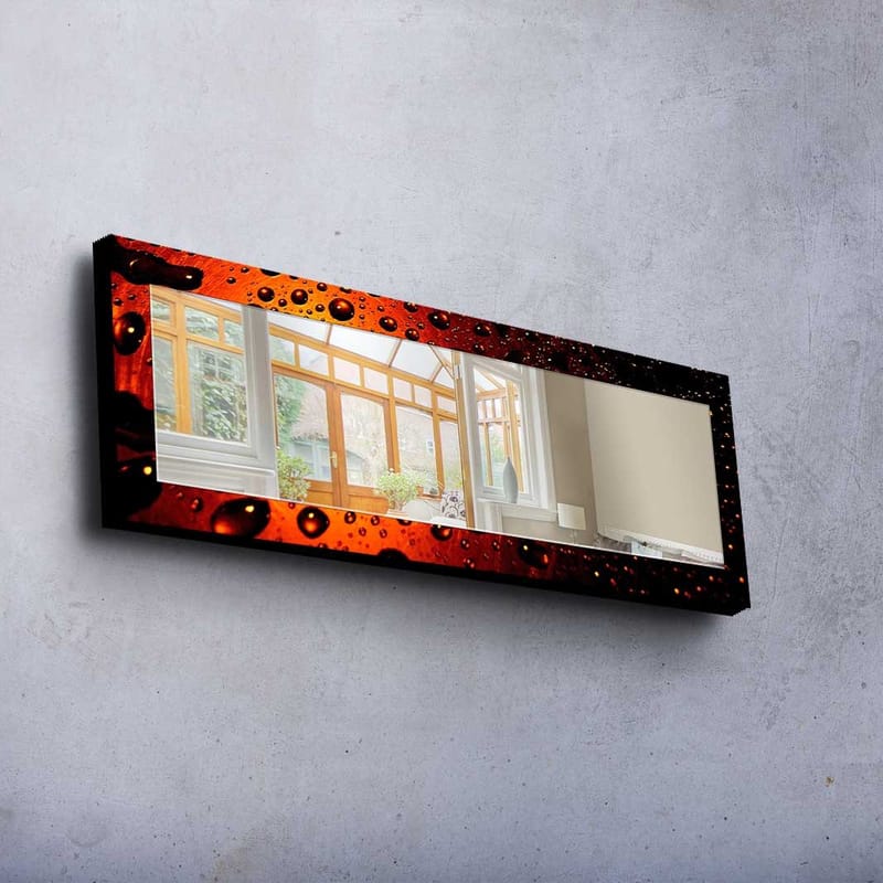 Denisova Dekorativt spejl 40x120 cm jul - Spejlglas / stof / flerfarvet - Boligtilbehør - Spejle - Vægspejl