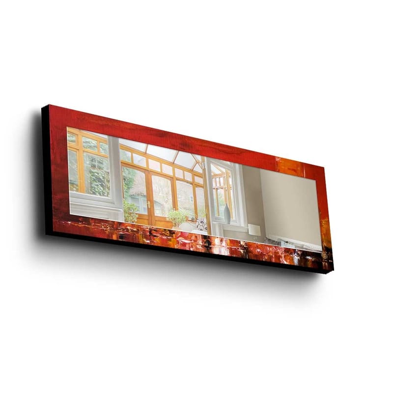 Denisova Dekorativt spejl 40x120 cm jul - Spejlglas / stof / flerfarvet - Boligtilbehør - Spejle - Vægspejl