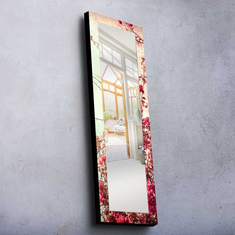 Denisova Dekorativt spejl 40x120 cm jul - Spejlglas / stof / flerfarvet - Boligtilbehør - Spejle - Vægspejl