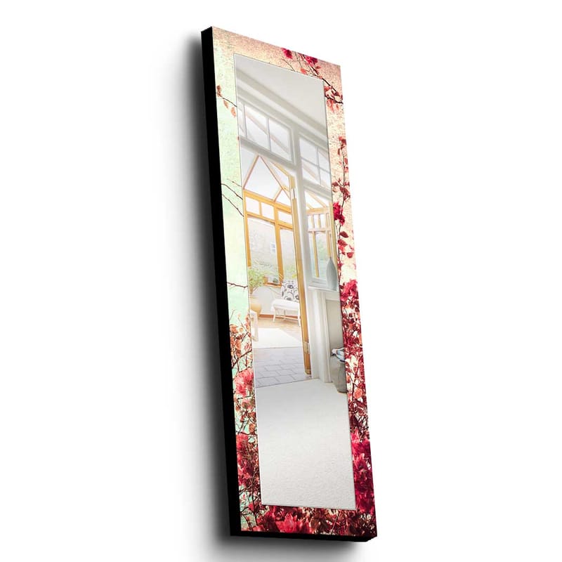 Denisova Dekorativt spejl 40x120 cm jul - Spejlglas / stof / flerfarvet - Boligtilbehør - Spejle - Vægspejl