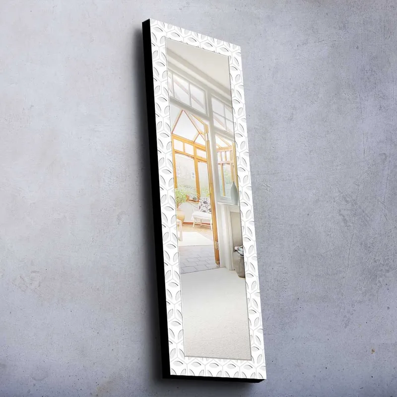 Denisova Dekorativt spejl 40x120 cm jul, Spejlglas / stof / flerfarvet