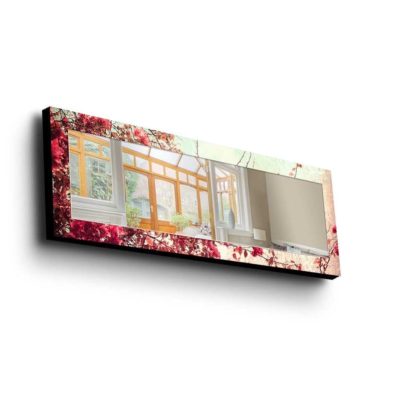 Denisova Dekorativt spejl 40x120 cm jul - Spejlglas / stof / flerfarvet - Boligtilbehør - Spejle - Vægspejl