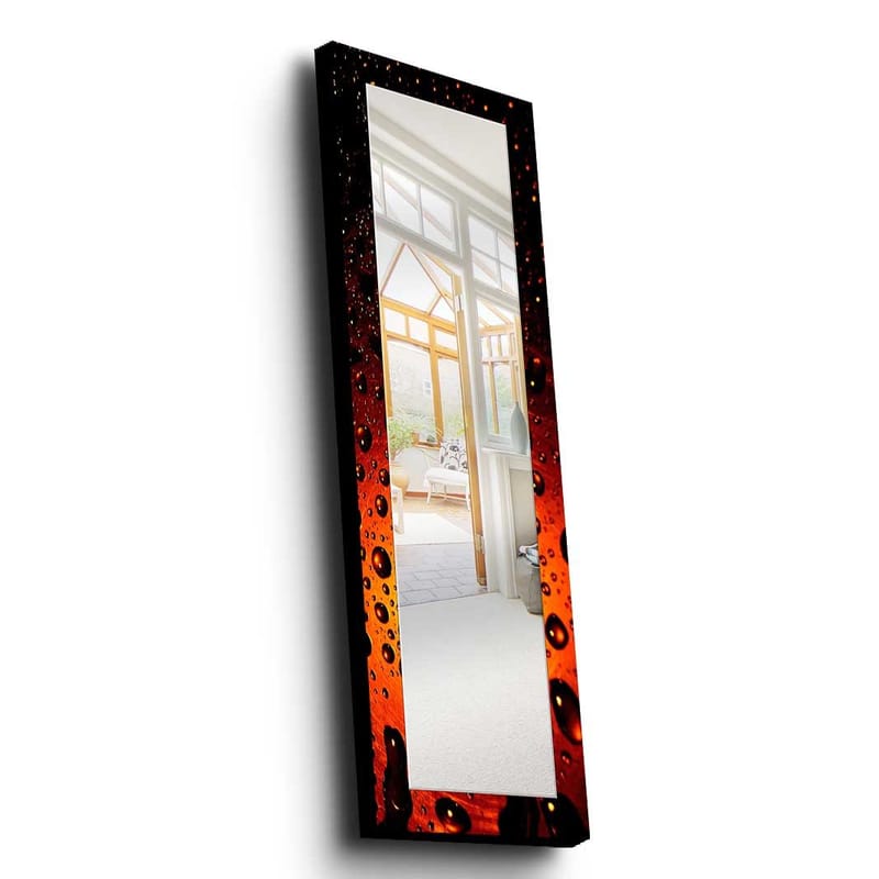 Denisova Dekorativt spejl 40x120 cm jul - Spejlglas / stof / flerfarvet - Boligtilbehør - Spejle - Vægspejl