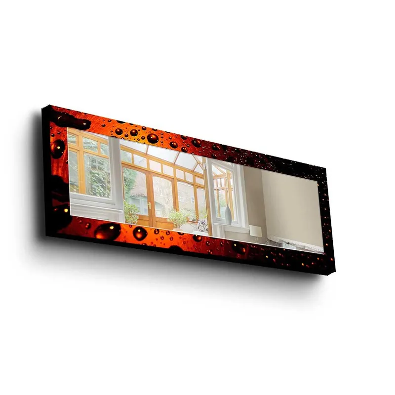 Denisova Dekorativt spejl 40x120 cm jul - Spejlglas / stof / flerfarvet - Boligtilbehør - Spejle - Vægspejl