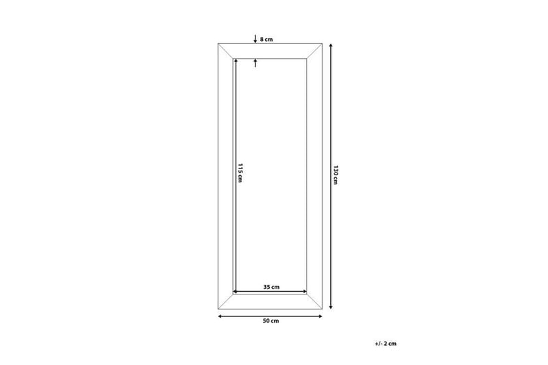 Derval spejl 50 cm - Sølv - Boligtilbehør - Spejle - Vægspejl