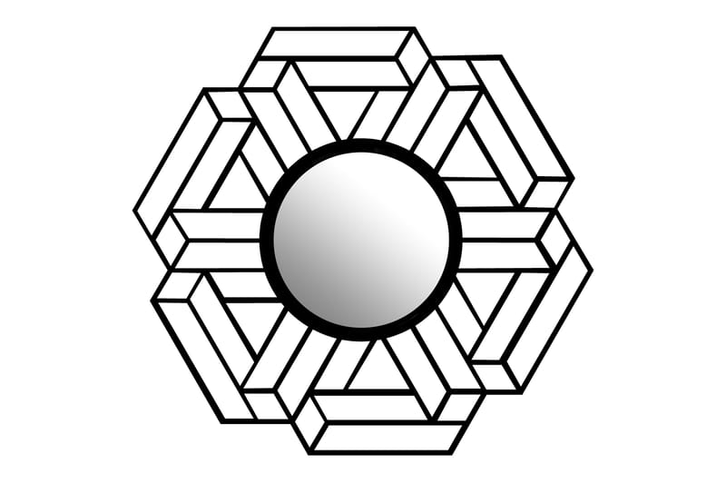 Diagonal Spejl - Sort - Boligtilbehør - Spejle - Vægspejl