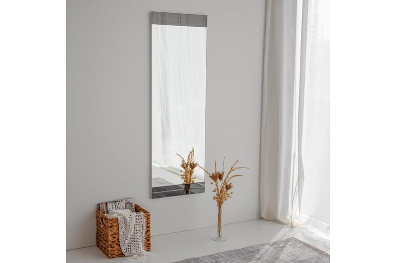 Elmorral Spejl Lodret, Hvid