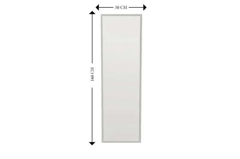 Falesia Spejl 50 cm Rektangulær - Hvid - Boligtilbehør - Spejle - Vægspejl