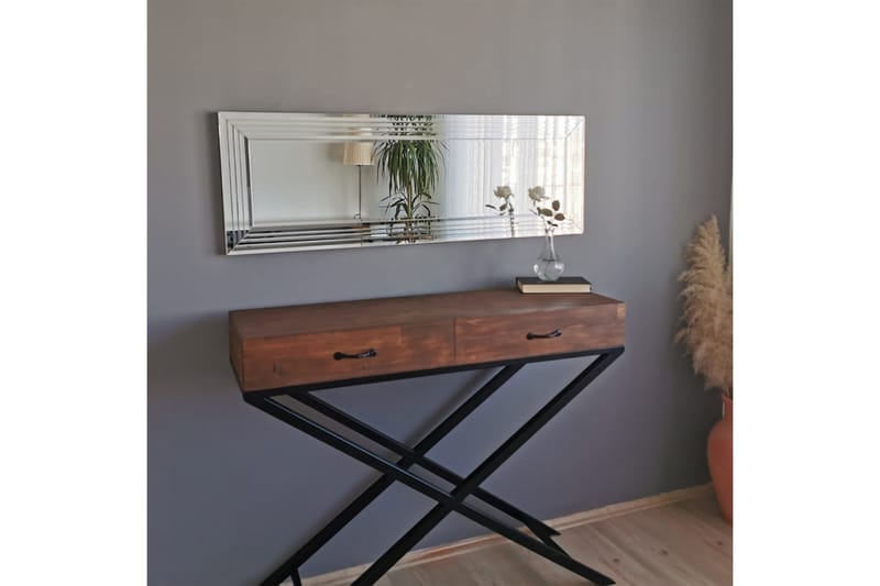 Foresee Dekorationsspejl 120 cm - Sølv - Boligtilbehør - Spejle - Vægspejl