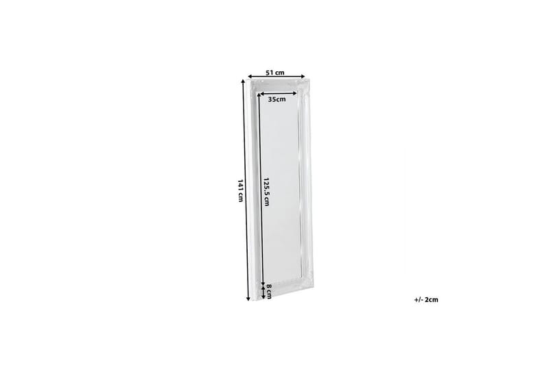 Frisk spejl 51 cm - Hvid - Boligtilbehør - Spejle - Vægspejl