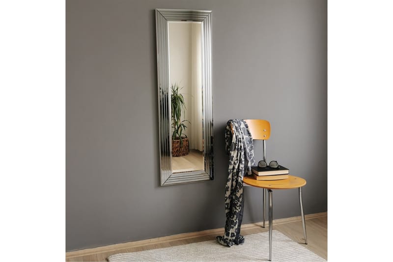 Gieg Dekorationsspejl 40 cm - Sølv - Vægspejl - Helkropsspejl - Entréspejl