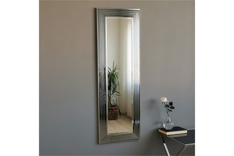 Gieg Dekorationsspejl 40 cm - Sølv - Vægspejl - Helkropsspejl - Entréspejl