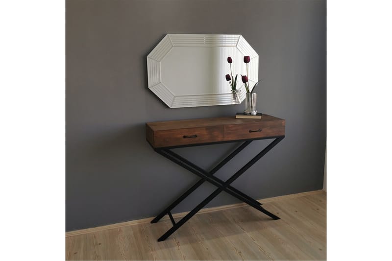 Hacher Dekorationsspejl 60 cm - Sølv - Boligtilbehør - Spejle - Vægspejl