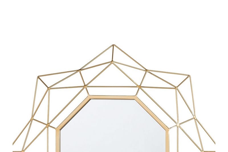 Hillion spejl 50 cm - Guld - Boligtilbehør - Spejle - Vægspejl