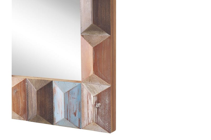 Hizote Spejl 63x90 cm - Flerfarvet - Boligtilbehør - Spejle - Vægspejl