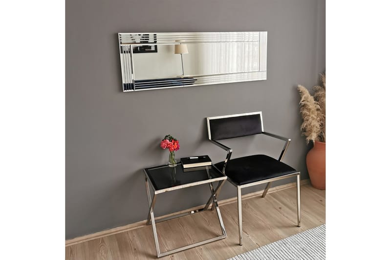 Jakerah Dekorationsspejl 120 cm - Sølv - Boligtilbehør - Spejle - Vægspejl