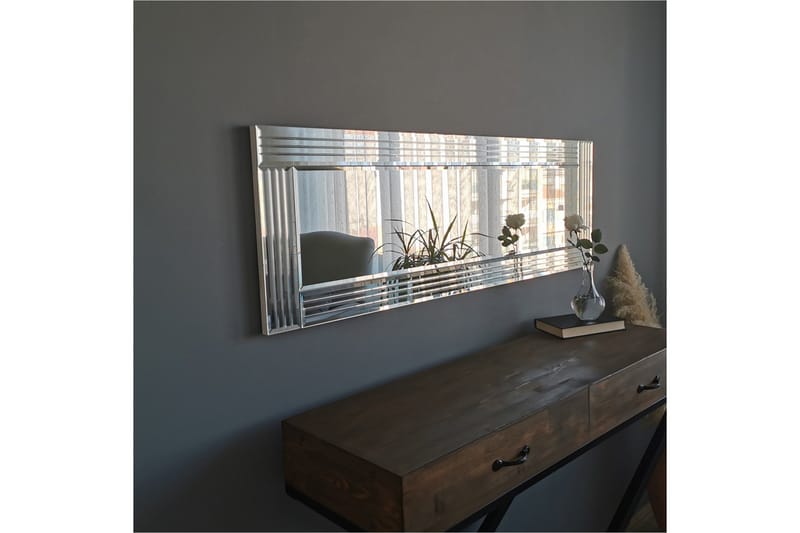 Jakerah Dekorationsspejl 120 cm - Sølv - Boligtilbehør - Spejle - Vægspejl