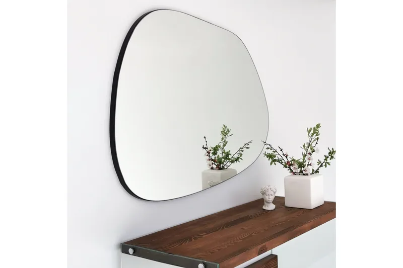 Jatusana Vægspejl 70x90 cm - Gennemsigtig - Boligtilbehør - Spejle - Vægspejl