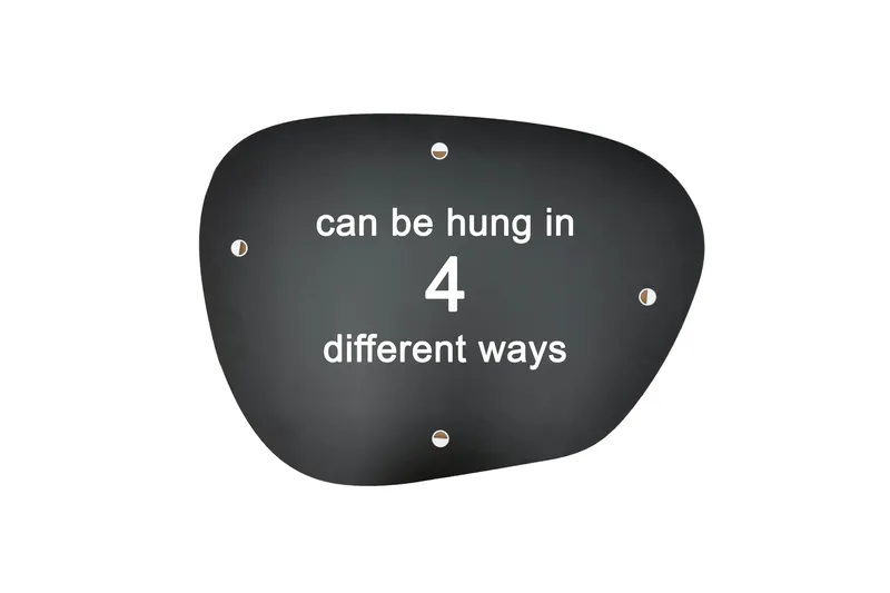 Jatusana Vægspejl 70x90 cm - Gennemsigtig - Boligtilbehør - Spejle - Vægspejl