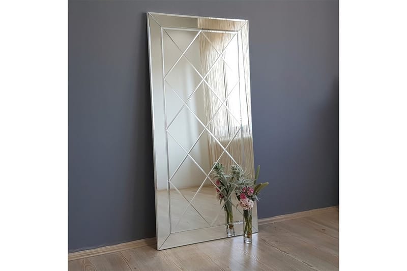 Jeremee Dekorationsspejl 130 cm - Sølv - Vægspejl - Helkropsspejl - Entréspejl