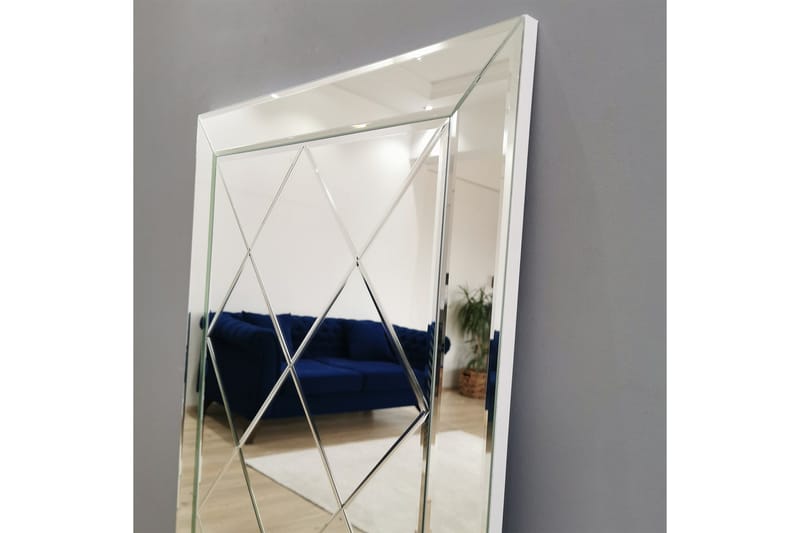 Jeremee Dekorationsspejl 130 cm - Sølv - Boligtilbehør - Spejle - Vægspejl