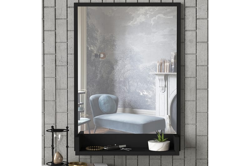 Kallina Spejl 75 cm - Beige - Boligtilbehør - Spejle - Vægspejl