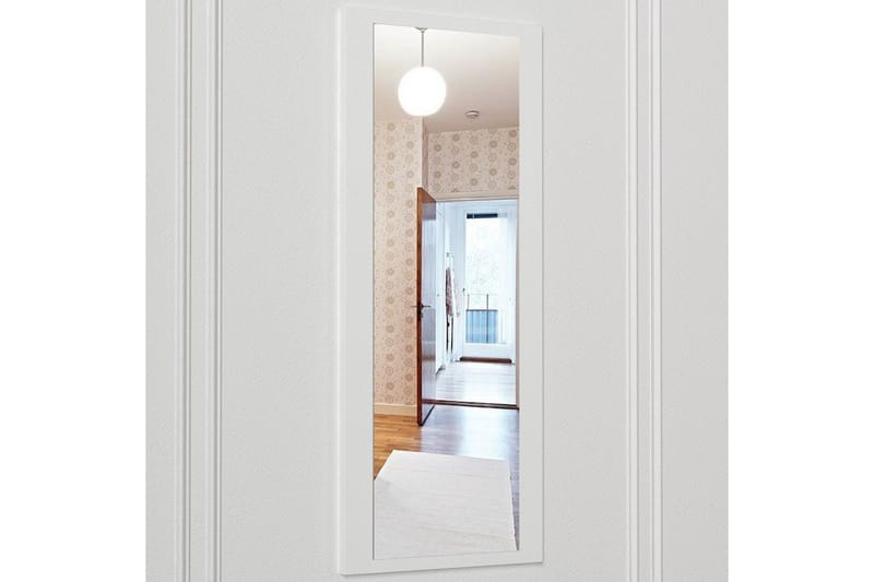 Lonabaugh Spejl 2 cm - Hvid - Vægspejl - Entréspejl
