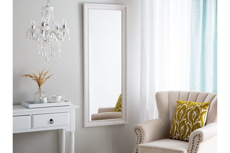 Mauleon spejl 50 cm, Hvid