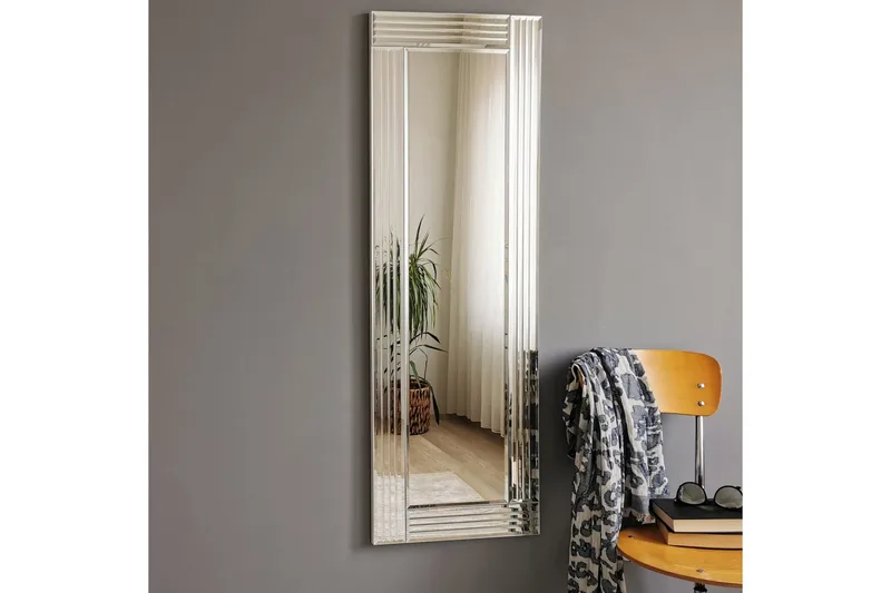 Mentis Dekorationsspejl 40 cm - Sølv - Boligtilbehør - Spejle - Vægspejl