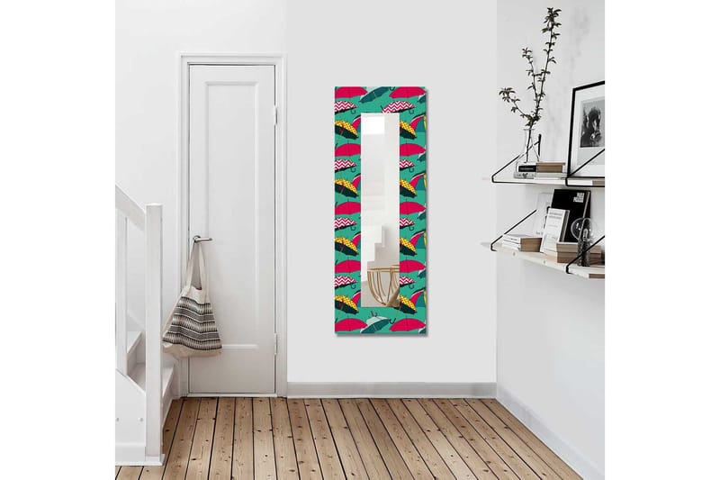 Mokhcha Dekorativt spejl 40x120 cm jul - Lærred / flerfarvet - Boligtilbehør - Spejle - Vægspejl