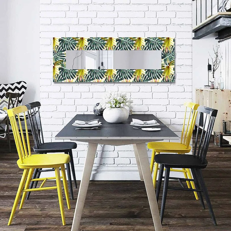 Mokhcha Dekorativt spejl 40x120 cm jul, Lærred / flerfarvet