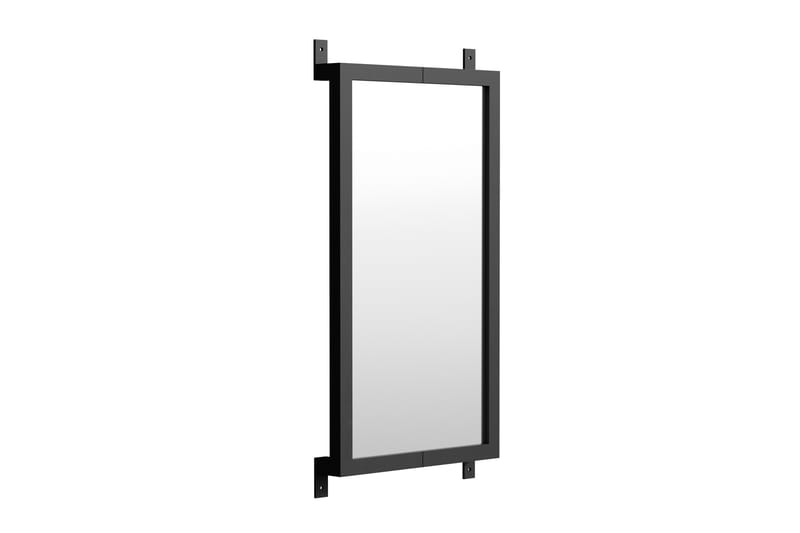 Nimes Væghængt Spejl 35x72,5 cm Sort - Venture Home - Vægspejl - Entréspejl
