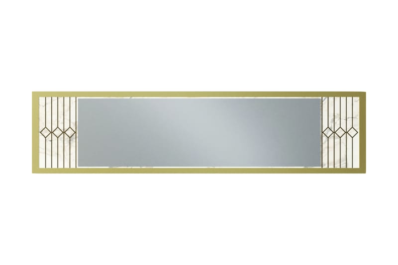 Ocotla Vægspejl 90x22 cm - Hvid - Vægspejl - Entréspejl