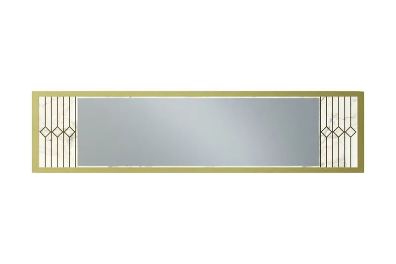 Ocotla Vægspejl 90x22 cm, Hvid