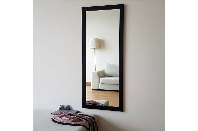 Orbe Dekorationsspejl 40 cm - Sort - Boligtilbehør - Spejle - Vægspejl