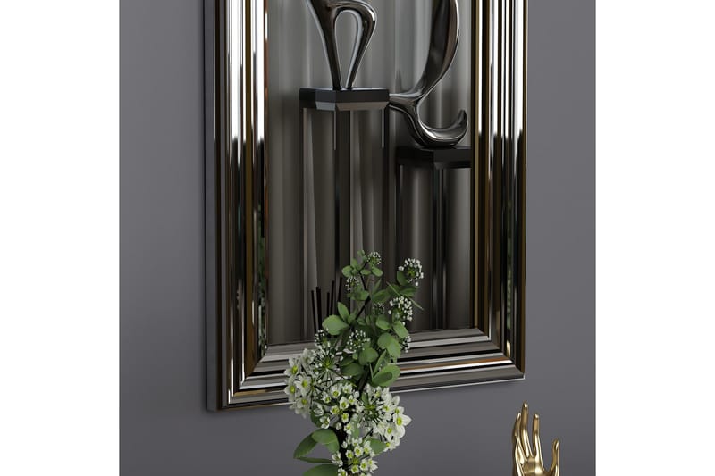 Ozze Spejl 30 cm Rektangulær - Sølv - Boligtilbehør - Spejle - Vægspejl