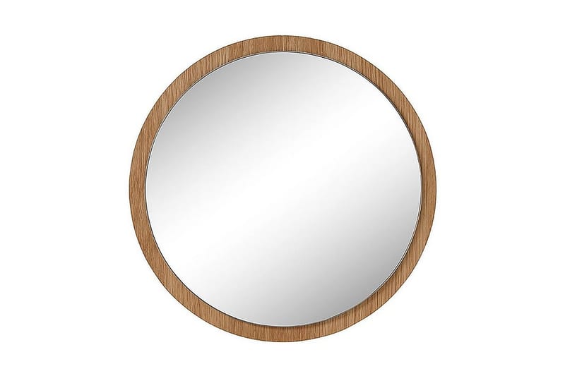 Pakro Spejl Rund 40 cm - Natur - Vægspejl - Entréspejl