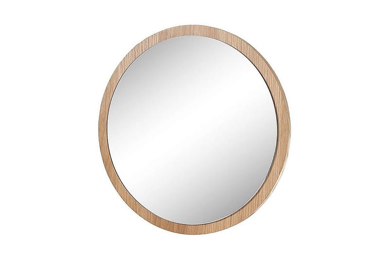 Pakro Spejl Rund 40 cm - Natur - Vægspejl - Entréspejl