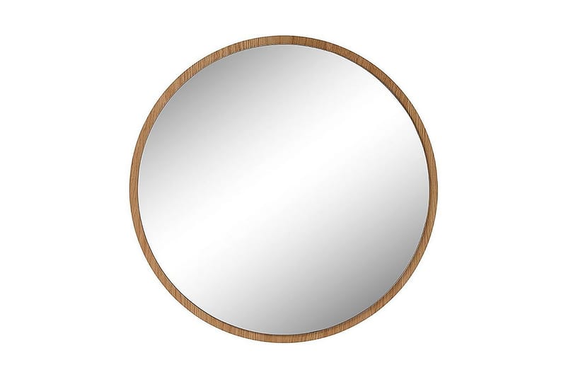 Pakro Spejl Rund 75 cm - Natur - Vægspejl - Entréspejl