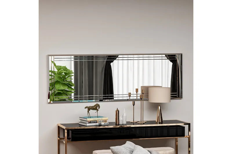 Pauli Spejl 40 cm Rektangulær - Hvid - Boligtilbehør - Spejle - Vægspejl