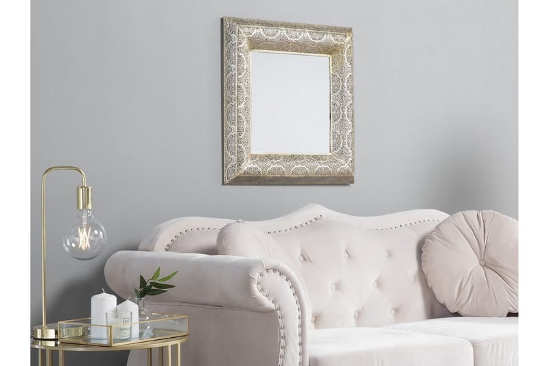 Plerin spejl 60 cm, Guld