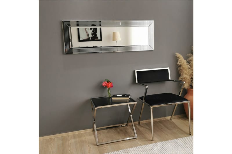 Prajit Dekorationsspejl 120 cm - Sølv - Boligtilbehør - Spejle - Vægspejl